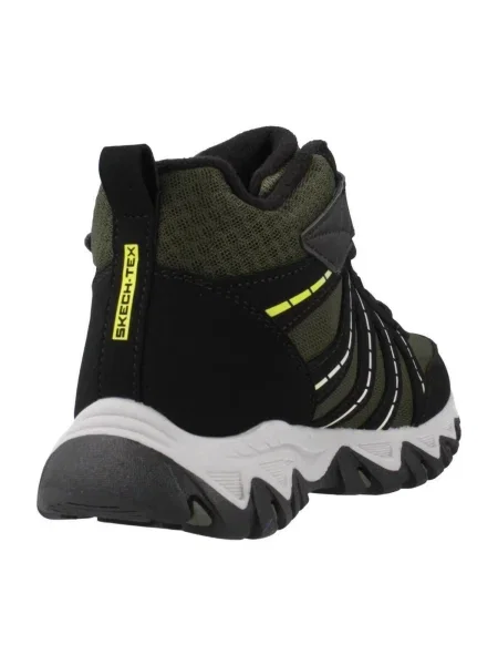 Členkové topánky Skechers zelená