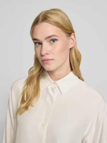 Bluzka koszulowa z listwą guzikową model ‘ELSA’ 0039 Italy