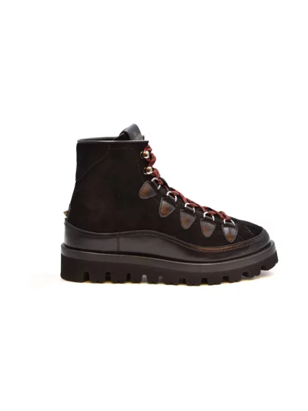 Lniane buty do kostki Valentino Garavani czarne