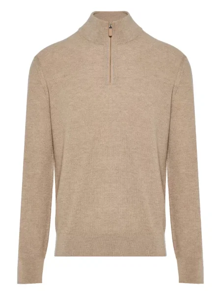 Pulover Zegna de jumătate de fermoar