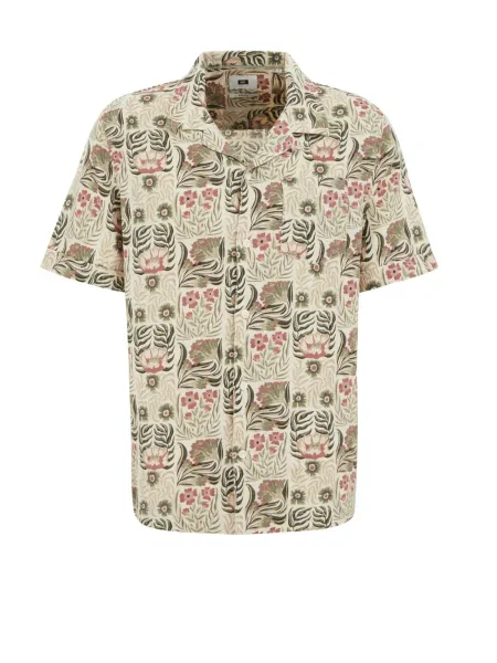 WE Fashion Košile / zelená / jedle / pink béžová