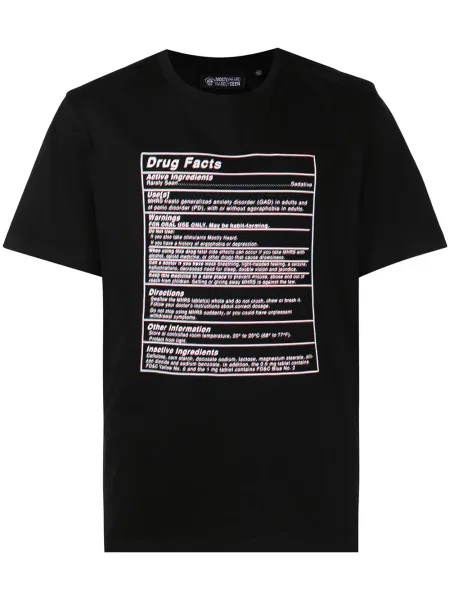 Tricou Mostly Heard Rarely Seen cu imagine stretch negru