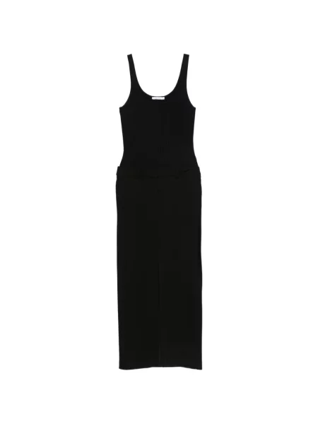 Rochie midi Patrizia Pepe tricotate negru