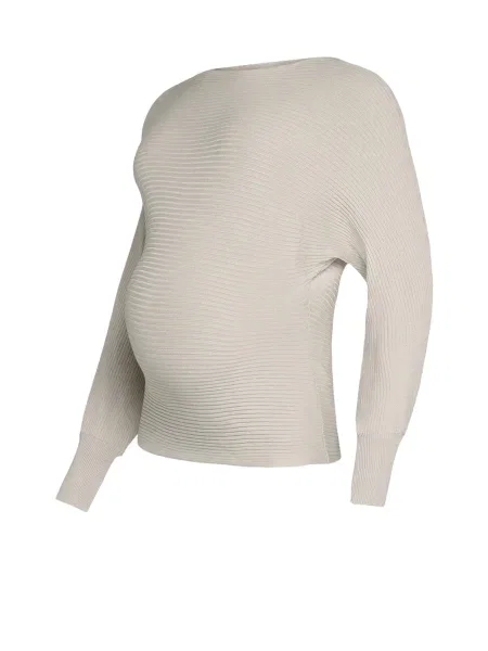 Only Maternity Pulover OLMADALINE piatră gri