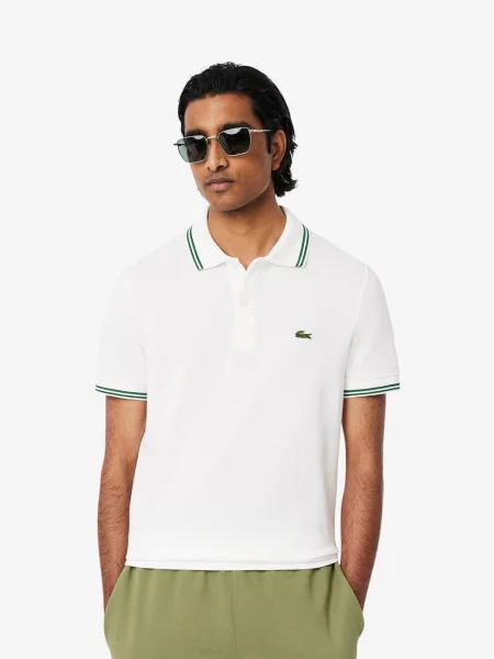 Поло Lacoste біле