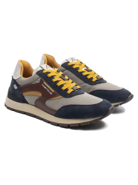 Sneakersy Ambitious skórzane retro