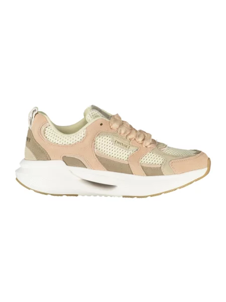 Sneakersy Twinset sznurowane różowe