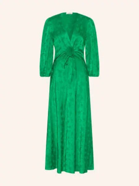 Sandro Satynowa Sukienka gruen zielona