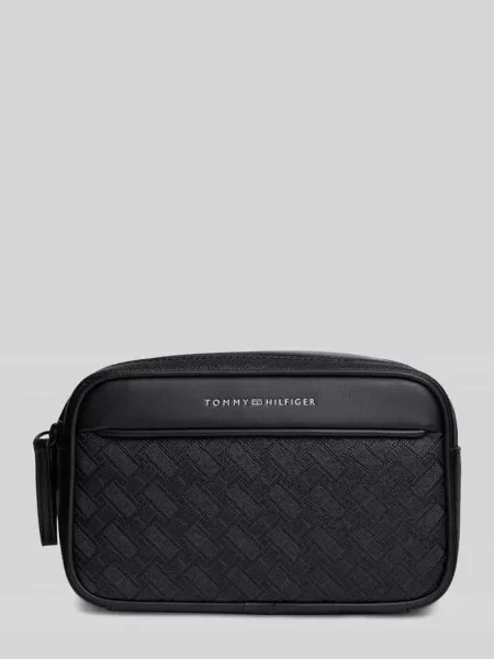 Kosmetyczka/ kosmetyczka z napisem z logo model MODERN MONOGRAM WASHBAG' Tommy Hilfiger czarna