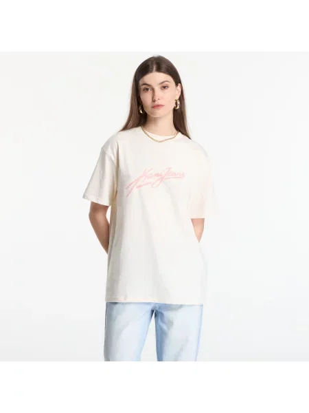 Тениска Karl Kani Kani Jeans Oversized T-Shirt White L бяло