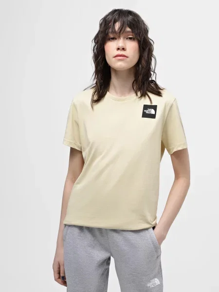 The North Face Футболка Бавовна/еластан бежевий