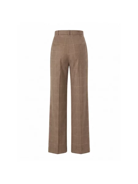 Spodnie Max Mara Studio brązowe