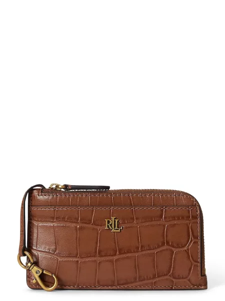 Lauren Ralph Lauren portofel pentru femei din piele maro
