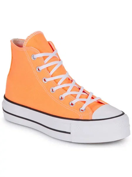 Platform talpú félcipő Converse narancsszínű