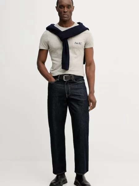 Polo Ralph Lauren t-shirt z nadrukiem szary