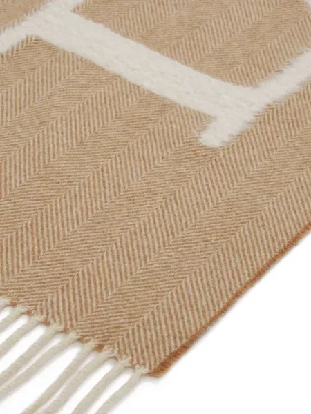 Fular Lanvin cu model herringbone