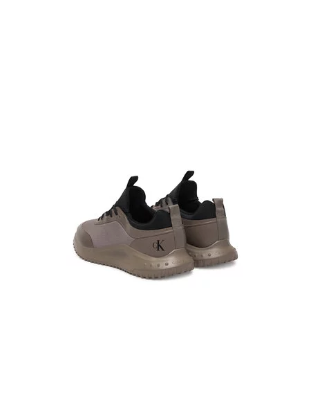 Laisvalaikio batai Calvin Klein Eva Runner Laceup Sock Mat Mix ruda