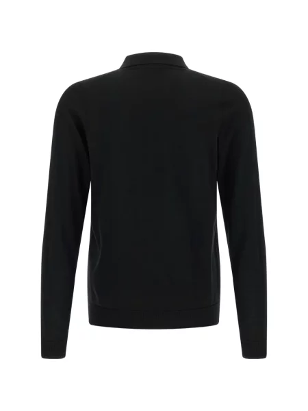 Lung tricou polo Lazare Studio negru