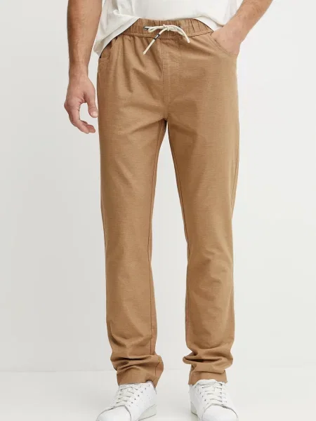 Picture pantaloni Crusy bărbați cu fason chinos verde