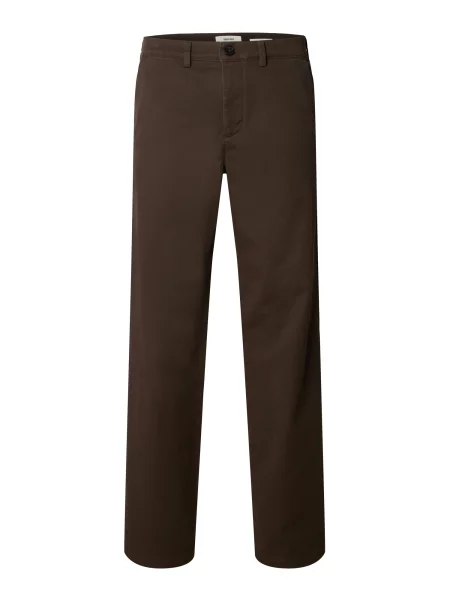 SELECTED Pantaloni eleganți SLMMiles' maro