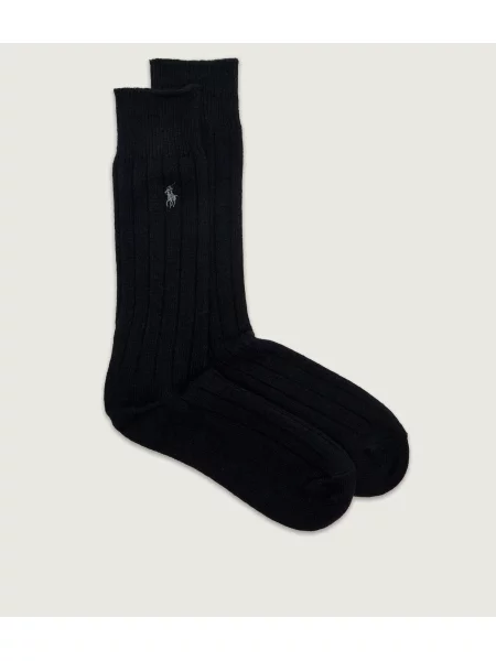POLO RALPH LAUREN De lână șosete negru