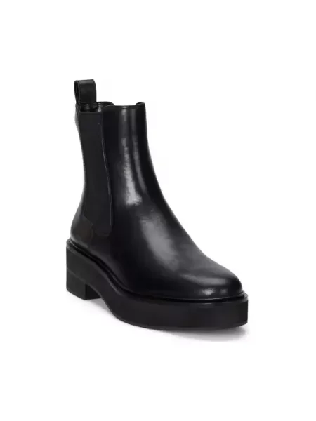 LAUREN RALPH LAUREN Bőr bokacsizma Adrianna fekete