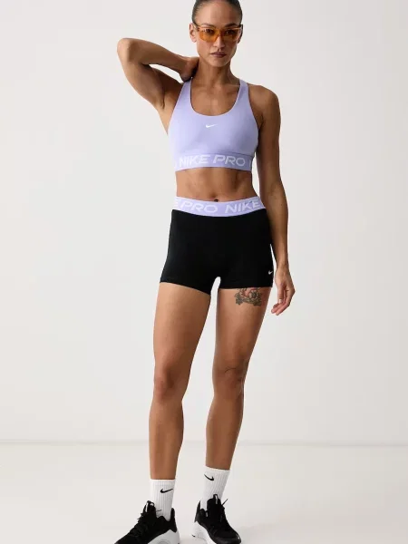 Nike σορτς αθλητικά Γυναικεία Pro μαύρο