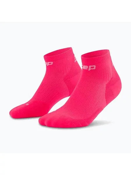Șosete compresive pentru bărbați CEP Run Low Cut pink roz
