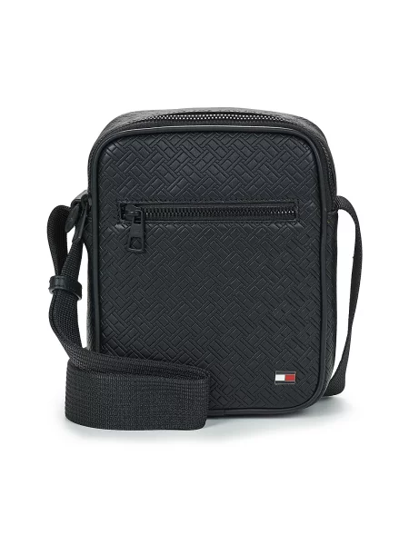TOMMY HILFIGER Geantă de umăr negru