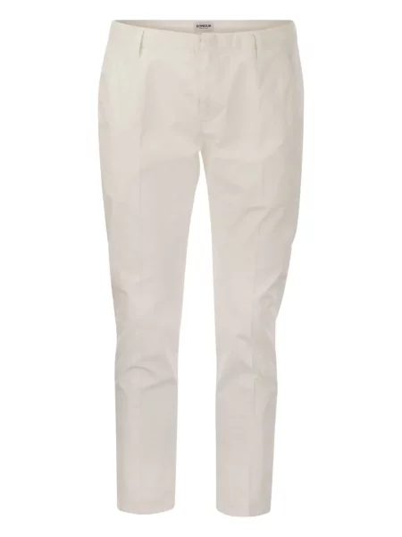 Pantaloni Dondup alb