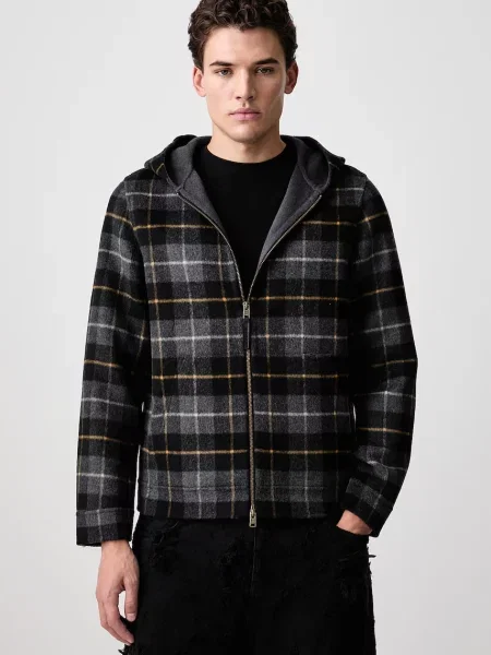 Woolrich geacă tip cămașă cu lână pentru bărbați