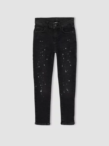 Pantaloni copii Defacto negru
