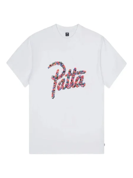 Tričko Patta s potiskem bílé