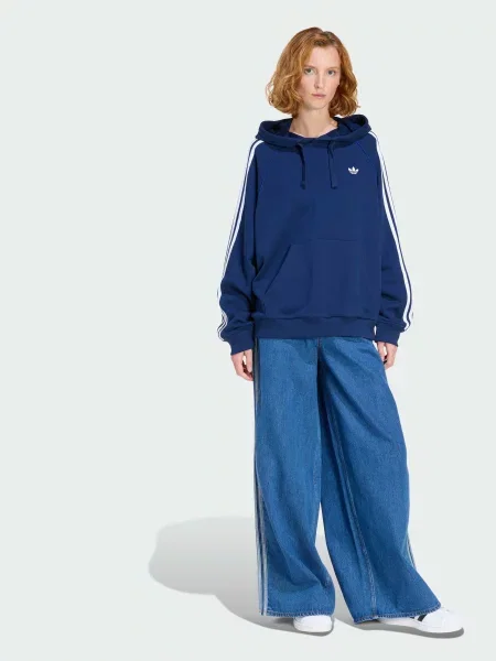 Широкі джинси adidas Adicolor синій