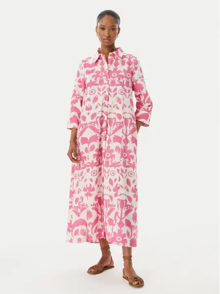 Lola Casademunt Košilové šaty / offwhite pink