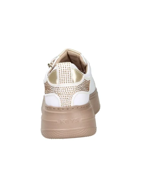Pantofi Keys alb