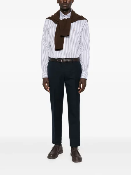 Cămașă Polo Ralph Lauren cu dungi alb