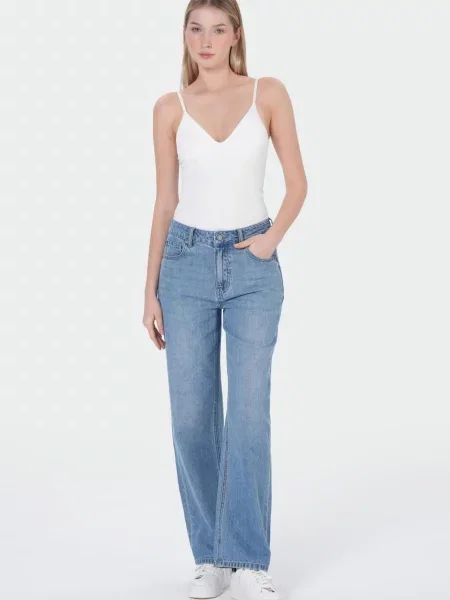 M.O.D MIRACLE OF DENIM Jeans deschis albastru
