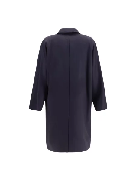 Płaszcz Max Mara Studio z drapu niebieski