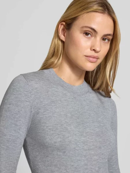 Sweter z dzianiny o kroju slim fit z elastycznymi wykończeniami Christian Berg Woman
