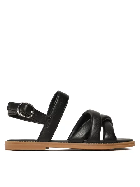 Basutės Geox J Sandal Karly Girl S juoda