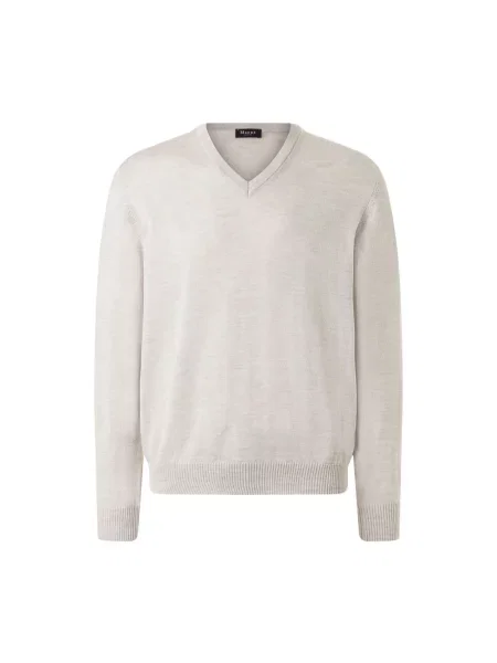 Dzianinowy sweter Maerz beżowy