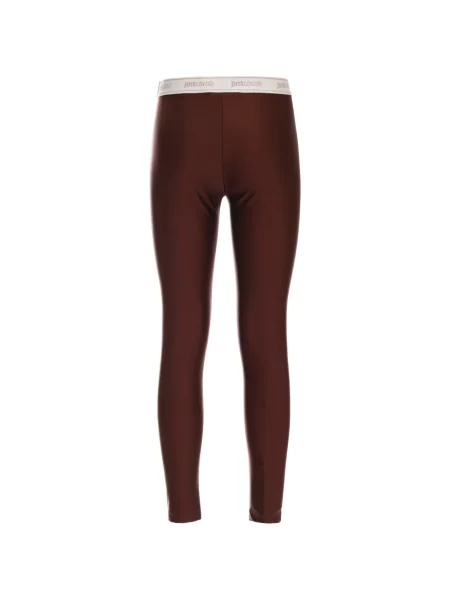Leggings Just Cavalli cu autograf maro