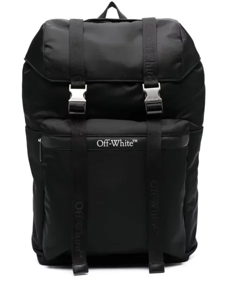 Rucsac Off-white cu cordon alb
