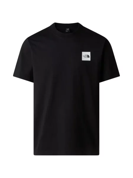 Grafic tricou The North Face cu decolteu rotund negru