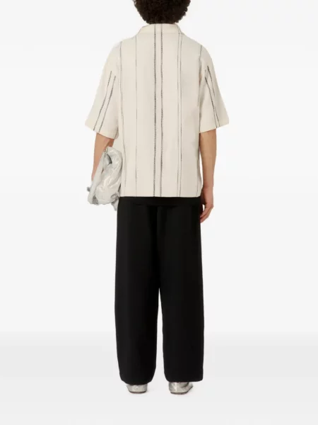 Pantaloni Commas de in cu cordon