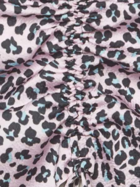 Rochie midi Maje cu volane roz
