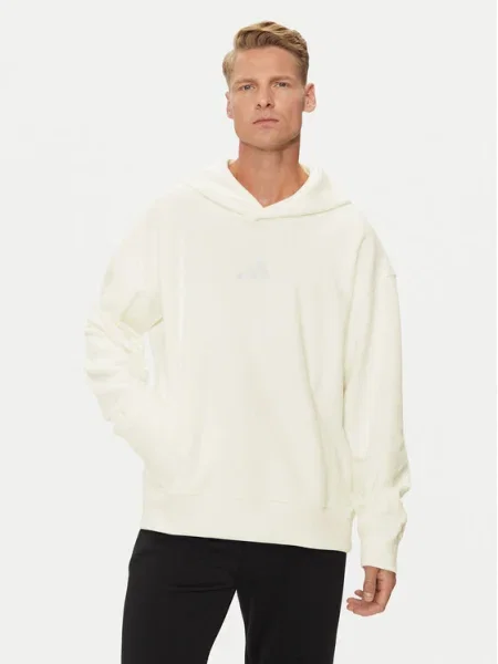 Adidas Mikina Elevated ALL SZN Terry Loop biela