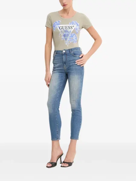 Tricou Guess cu model floral cu imagine