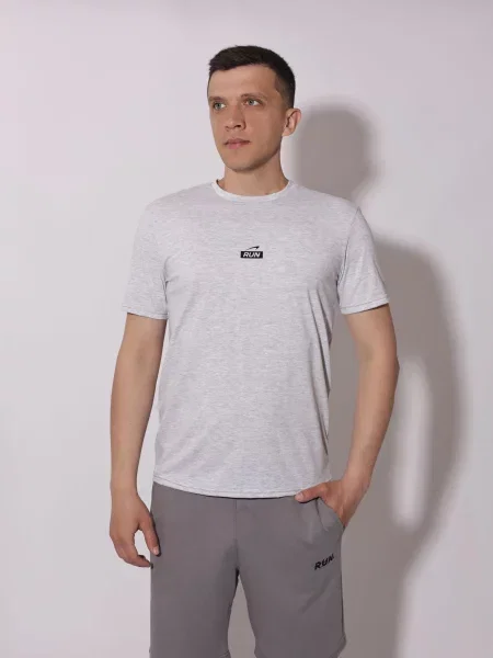 Футболка LUMO світло-сірий віскоза/поліестер сіра